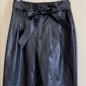 Express - High waisted ankle pants with belt